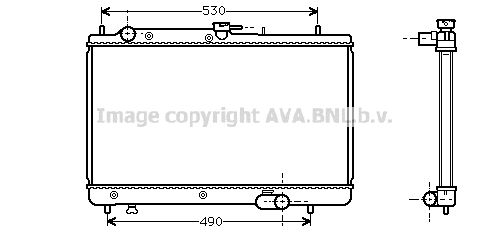 AVA QUALITY COOLING Радиатор, охлаждение двигателя MZ2088